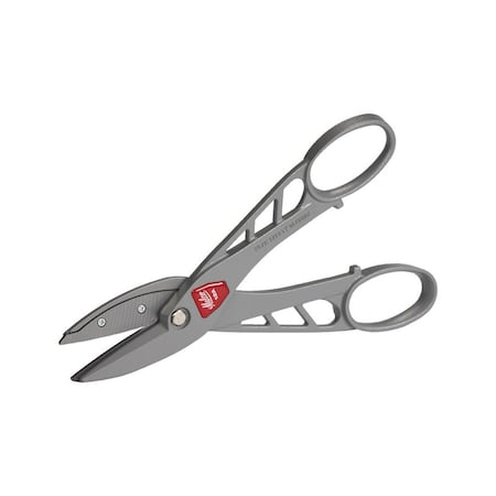 Malco Malco 12 in. Steel Straight Andy Pattern Snip 24 Ga. 1 pk M12